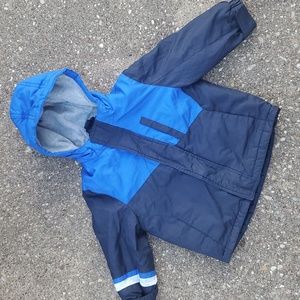 Healthtex Blue Navy Baby Toddler Jacket 24 months Hooded Coat